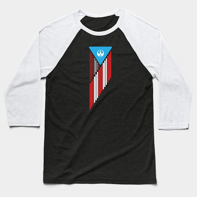 Triad of the Force - Flag (Vertical 1) Baseball T-Shirt by Triad Of The Force